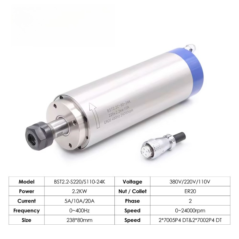 2,2 kW, silnik wrzeciona chłod – Cnc Spindle Motor recenzja i cena